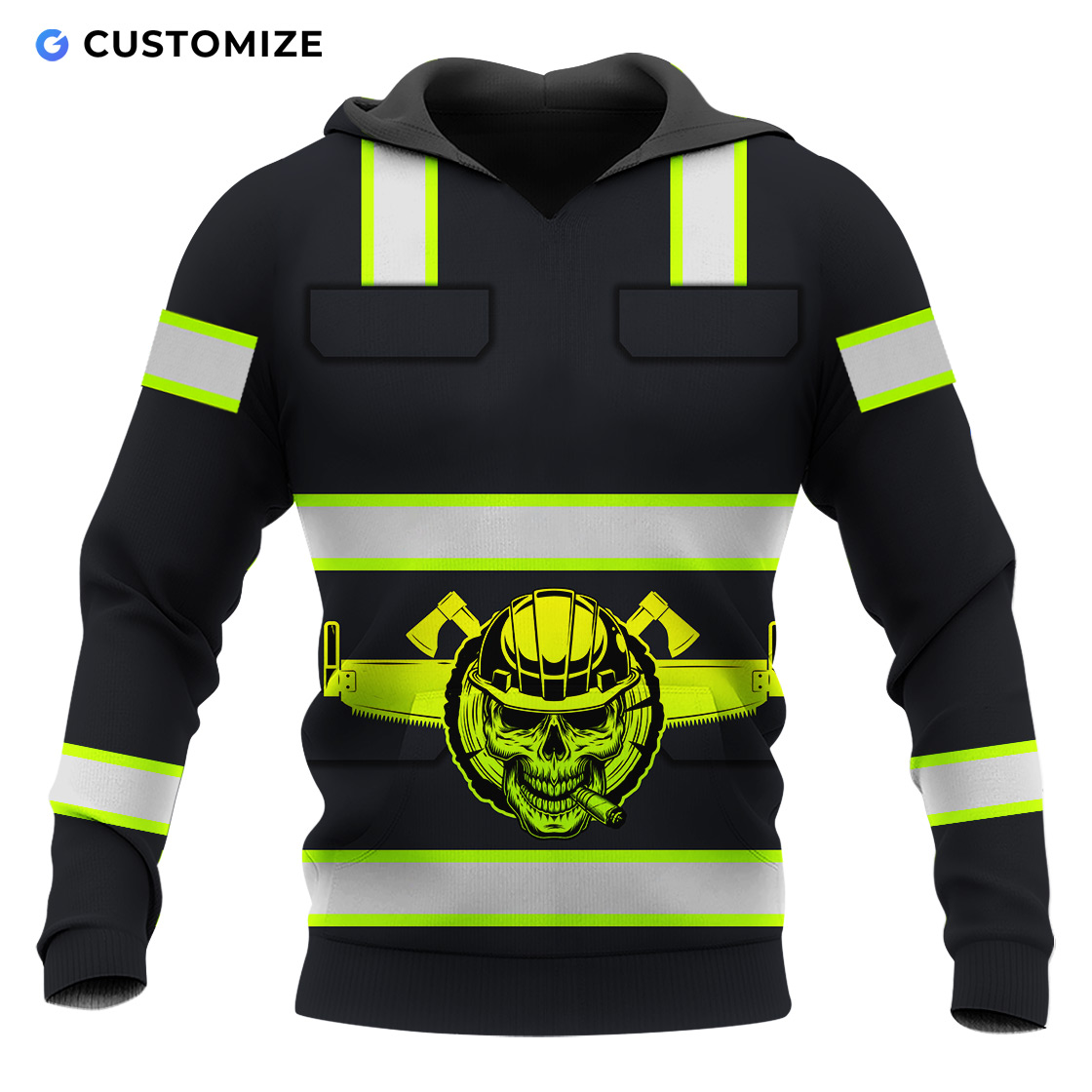 Personalized Name Carpenter 3D All Over Printed Unisex Safety Ver 4