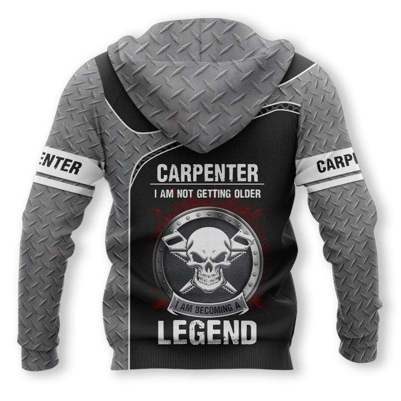 Personalized Name Premium Carpenter 3D All Over Printed Unisex Shirts Becoming Legend