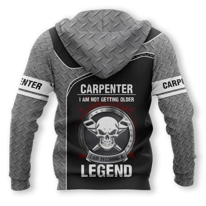 Personalized Name Premium Carpenter 3D All Over Printed Unisex Shirts Becoming Legend