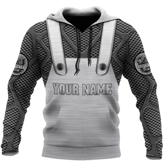 Personalized Name Carpenter 3D All Over Printed Unisex Shirts Metal Pattern Ver 4