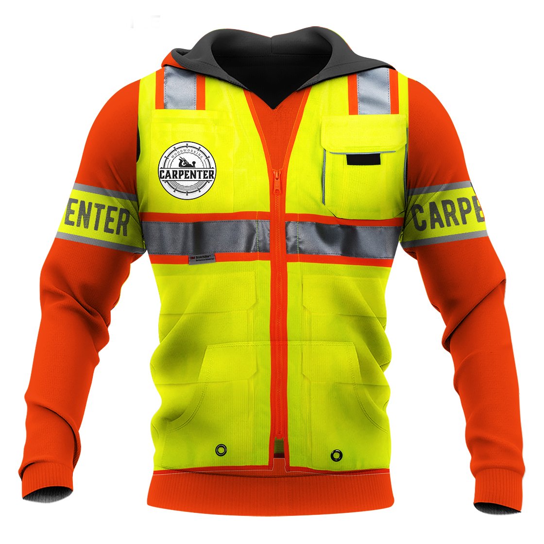 Personalized Name Carpenter 3D All Over Printed Unisex Safety Ver 2