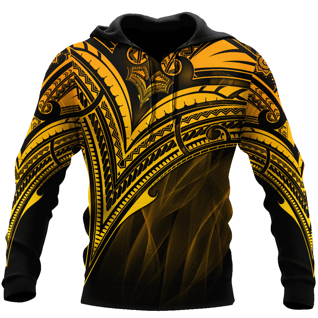 Polynesian Golden Tattoo Unisex Shirts ML