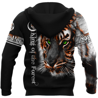 Customize Name Tiger 3D All Over Printed Unisex Shirts