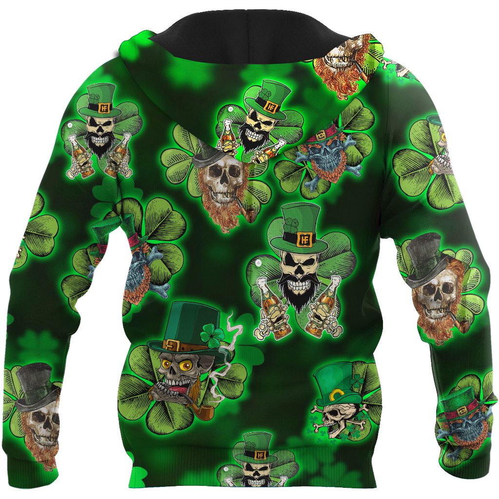 Skull Pattick Hoodie For Men And Women