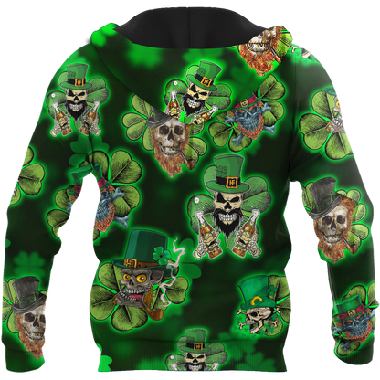 Skull Pattick Hoodie For Men And Women
