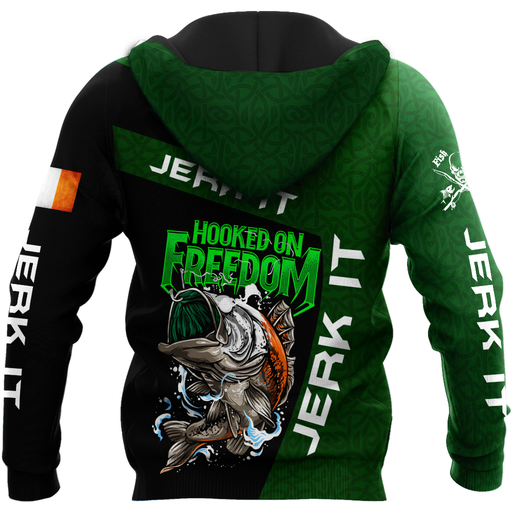Ireland Fishing St.Patrick day Irish 3D print shirt