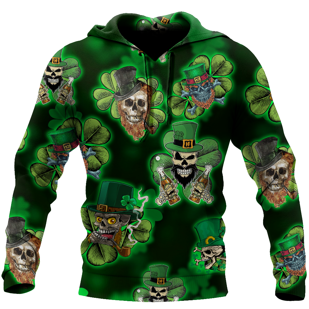 Skull Pattick Hoodie For Men And Women
