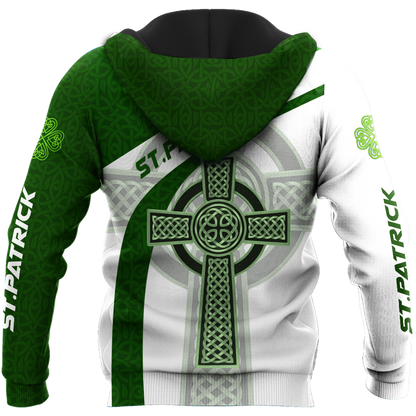 Irish Celtic Knot Cross St.Patrick day 3D Design print shirts