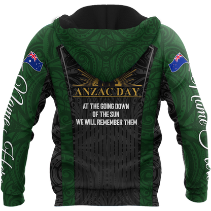 Personalized Anzac Day 3D All Over Printed Unisex Shirts