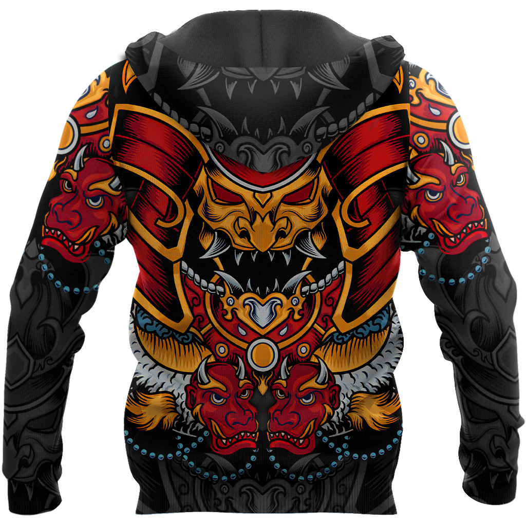 Premium Unisex 3D Printed Oni Samurai Shirts MEI