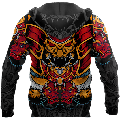 Premium Unisex 3D Printed Oni Samurai Shirts MEI
