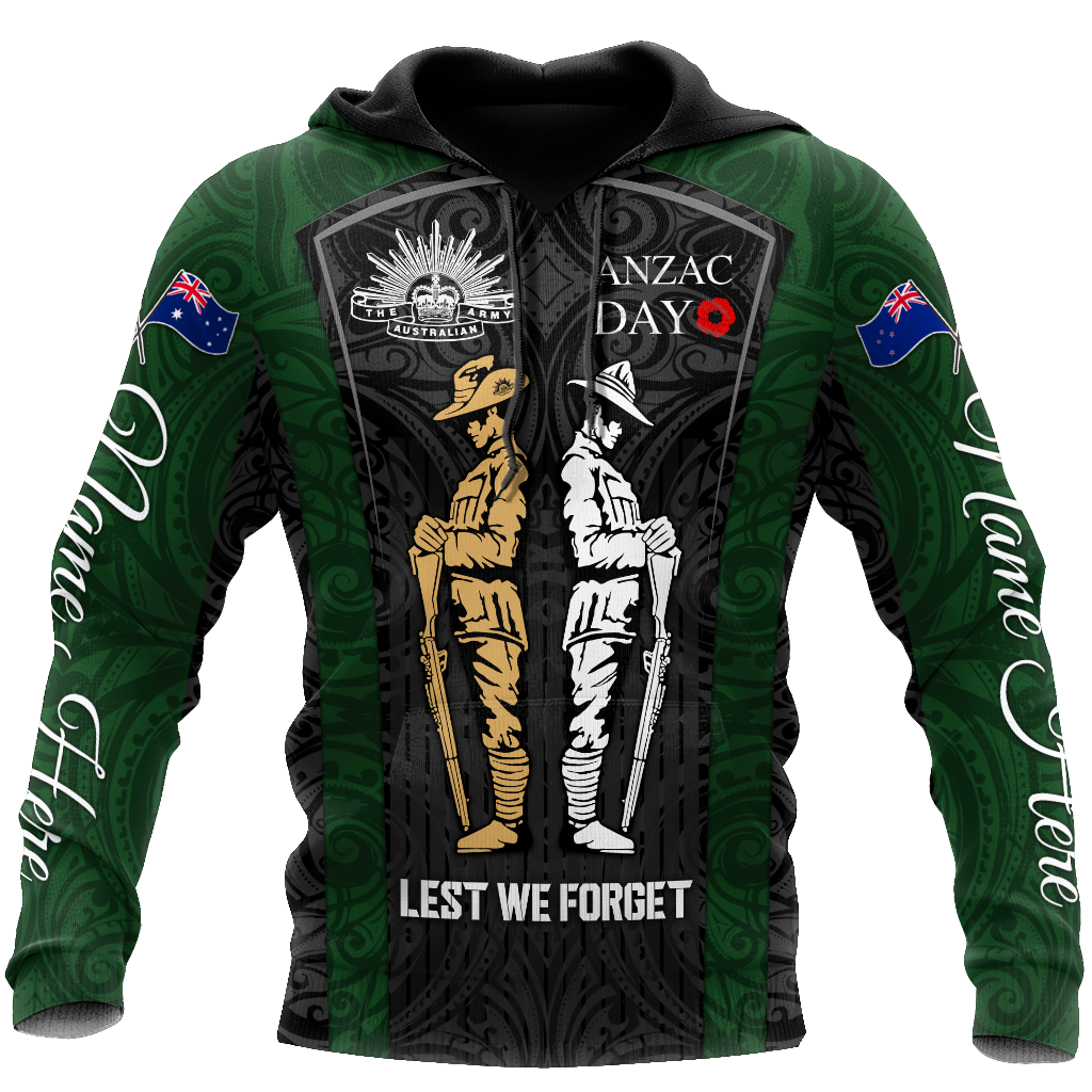 Personalized Anzac Day 3D All Over Printed Unisex Shirts
