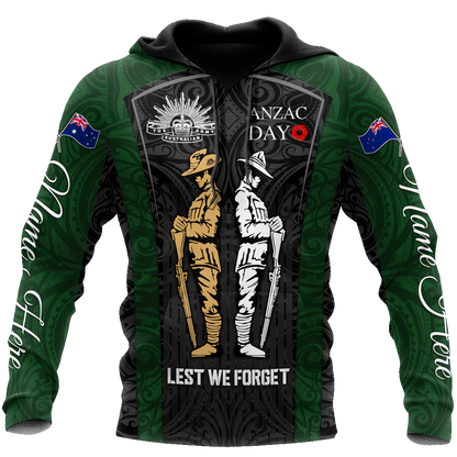 Personalized Anzac Day 3D All Over Printed Unisex Shirts
