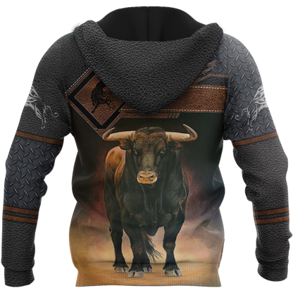 Bull 3D All Over Printed Unisex Shirts For Men And Women