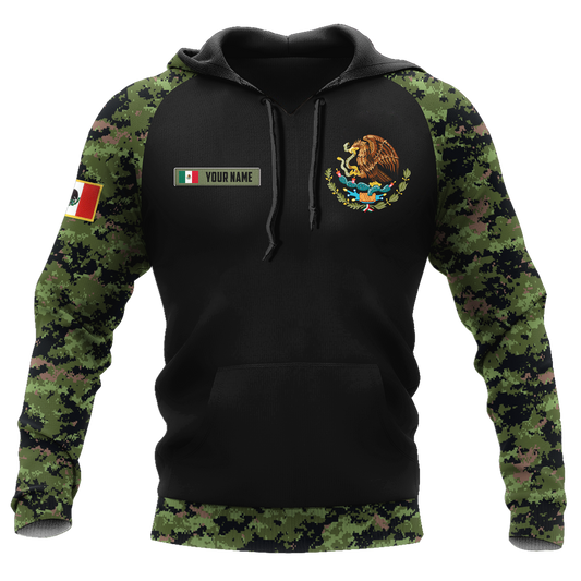 Mexico Coat Of Arms 3D All Over Printed Hoodie