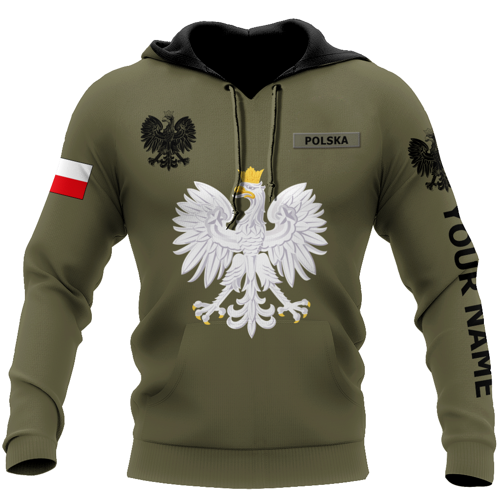 Personalized Polska 3D All Over Printed Unisex Hoodie