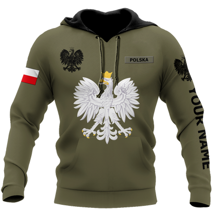 Personalized Polska 3D All Over Printed Unisex Hoodie