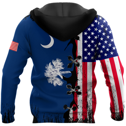 American Honduras 3D All Over Unisex Hoodie
