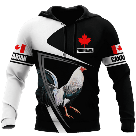 Personalized Canadian Rooster 3D Printed Unisex Shirt