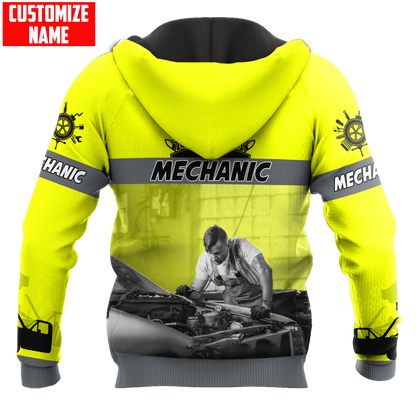 Tmarc Tee Personalized Name Mechanic 3D All Over Printed Unisex Shirts