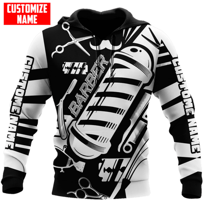 Personalized Name Barber 3D All Over Printed Unisex Shirts