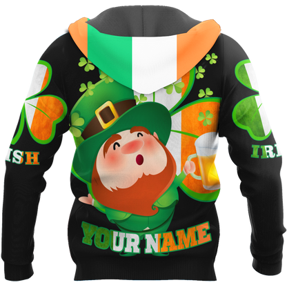 Irish 3D All Over Printed Unisex Shirts Saint Patrick's Day Black Ver