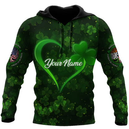 Irish By Blood American By Birth 3D All Over Printed Shirts