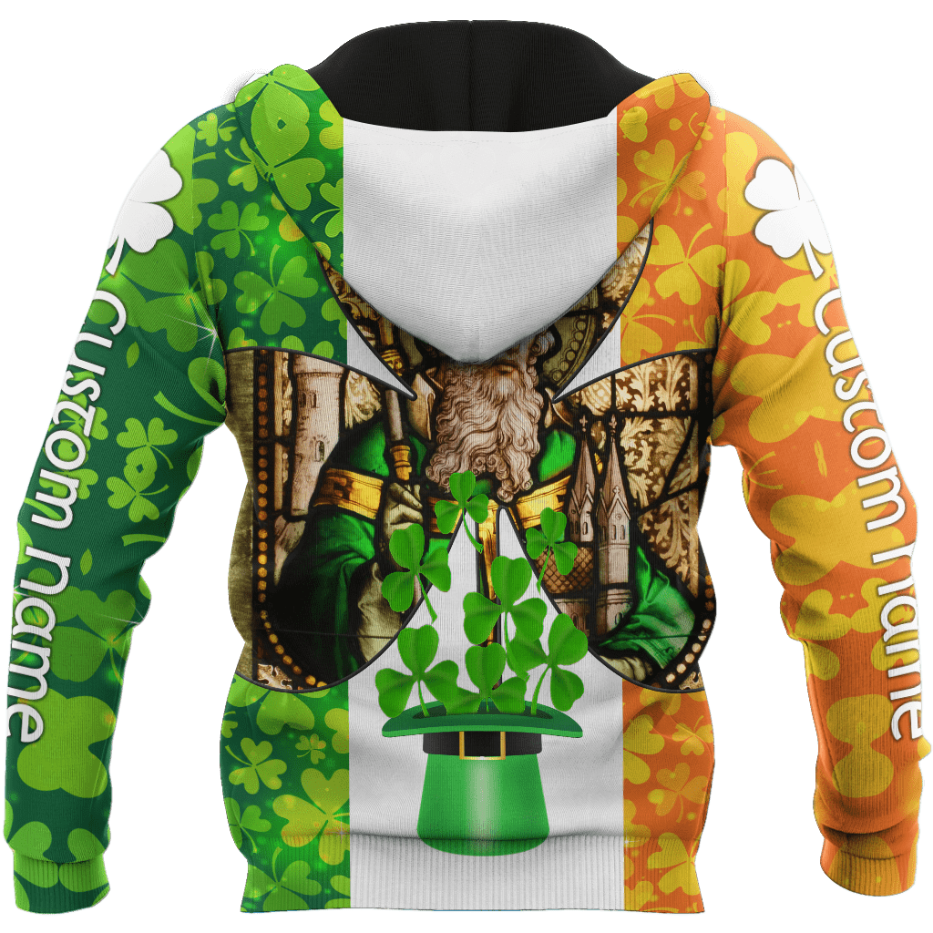 Custom name Ireland Saint Patrick's Day 3D Design print shirts