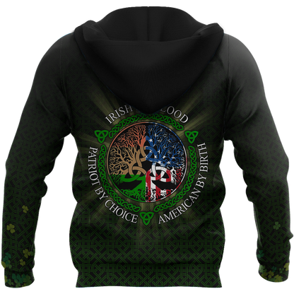 Premium 3D Printed All Over Printed Irish Patriot By Choice Shirt MEI