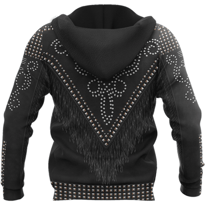 Cowboy Jacket No22 Cosplay 3D Over Printed Unisex Deluxe Hoodie ML