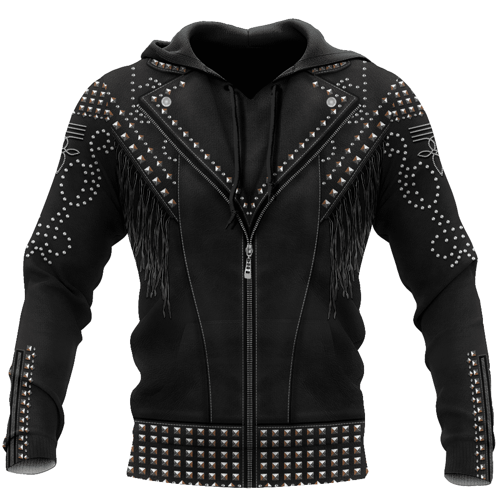 Cowboy Jacket No22 Cosplay 3D Over Printed Unisex Deluxe Hoodie ML