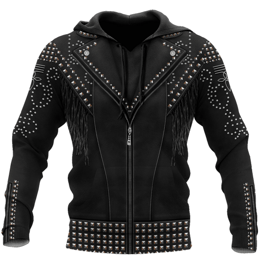 Cowboy Jacket No22 Cosplay 3D Over Printed Unisex Deluxe Hoodie ML
