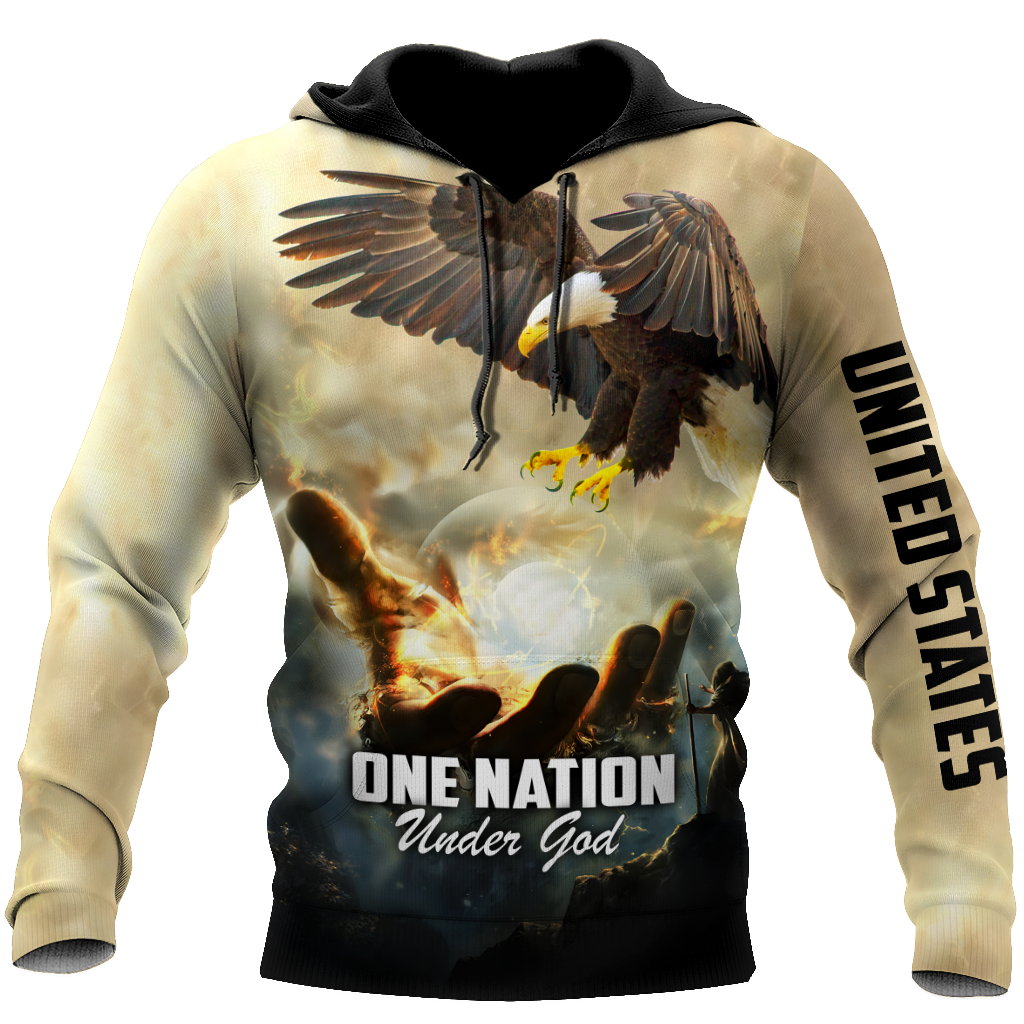One Nation Under God  3D All Over Printed Unisex Shirts