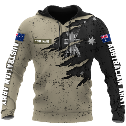 Tmarc Tee Custom name Australian Army Camo 3D Design Print Shirts