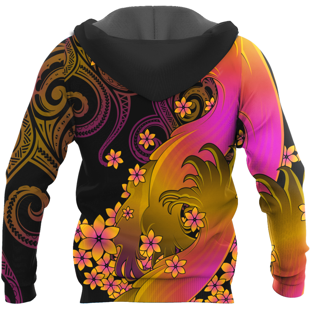 Amazing Polynesian Personalized Wave And Frangipani Unisex Hawaii Shirt