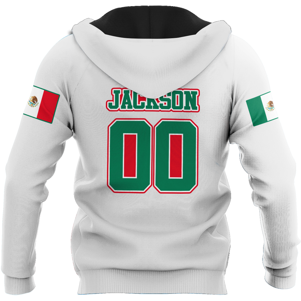 Persionalized name Mexico 3D All Over Printed Unisex Hoodie