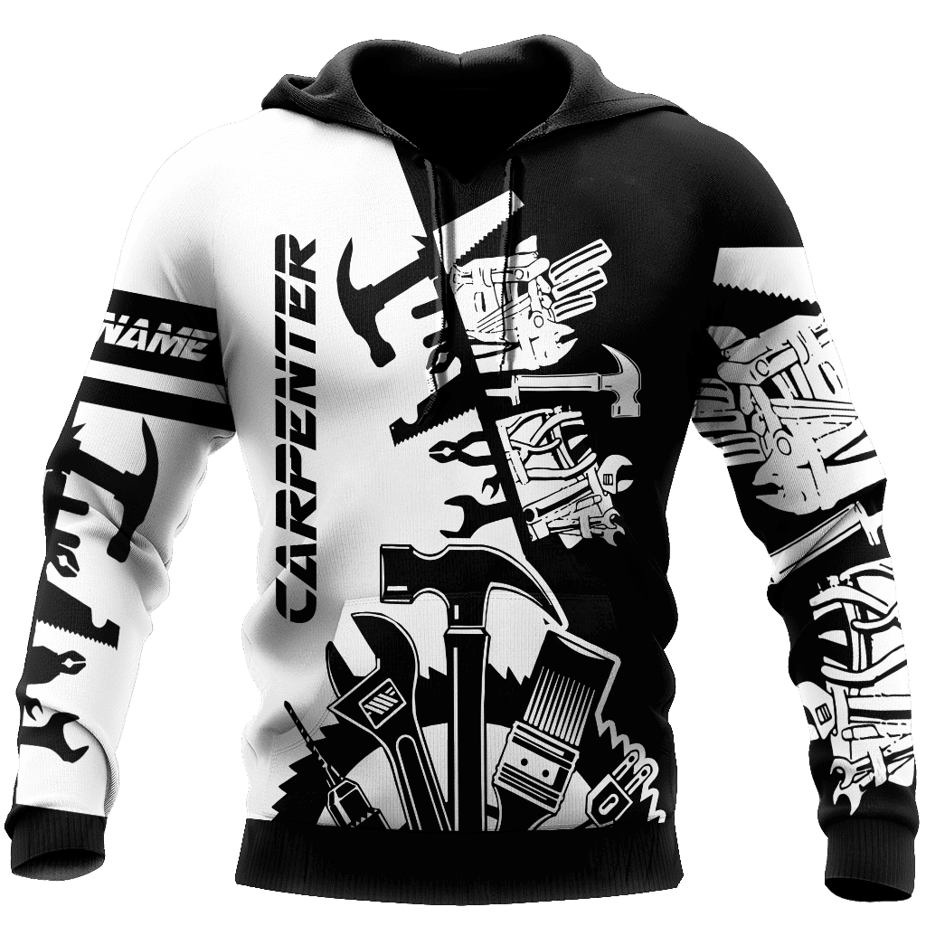 Personalized Name Carpenter Unisex Shirts Carpenter Tools Ver 2