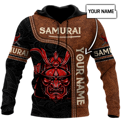 Custom Name Samurai 3D All Over Printed Unisex Shirts