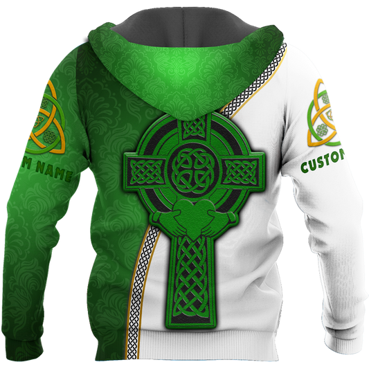 Irish Custom Name St.Patrick Day 3D Hoodie Shirt For Men And Women LAM