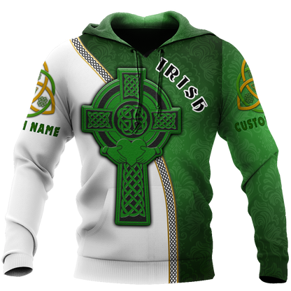 Irish Custom Name St.Patrick Day 3D Hoodie Shirt For Men And Women LAM