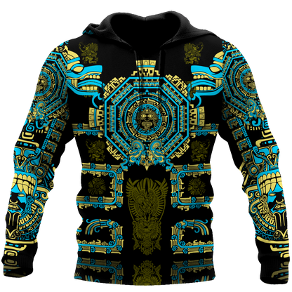 Aztec Mexico 3D All Over Printed Unisex Hoodie