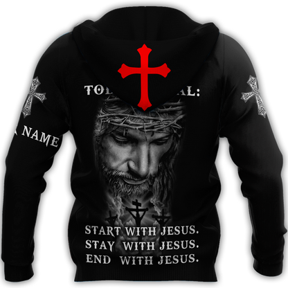 Premium Christian Jesus Easter Personalized 3D All Over Printed Unisex Shirts HV