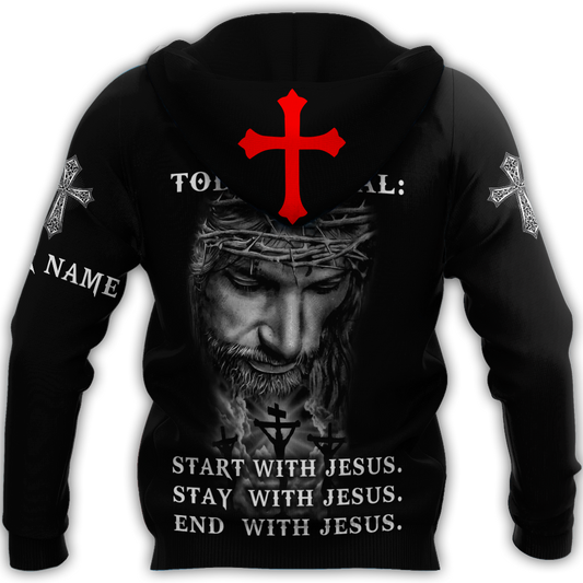 Premium Christian Jesus Easter Personalized 3D All Over Printed Unisex Shirts HV