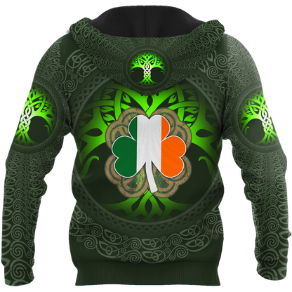 Celtic Ireland Tattoo Hoodie For Men And Women