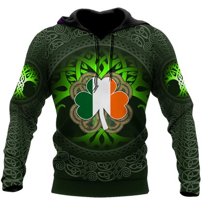 Celtic Ireland Tattoo Hoodie For Men And Women