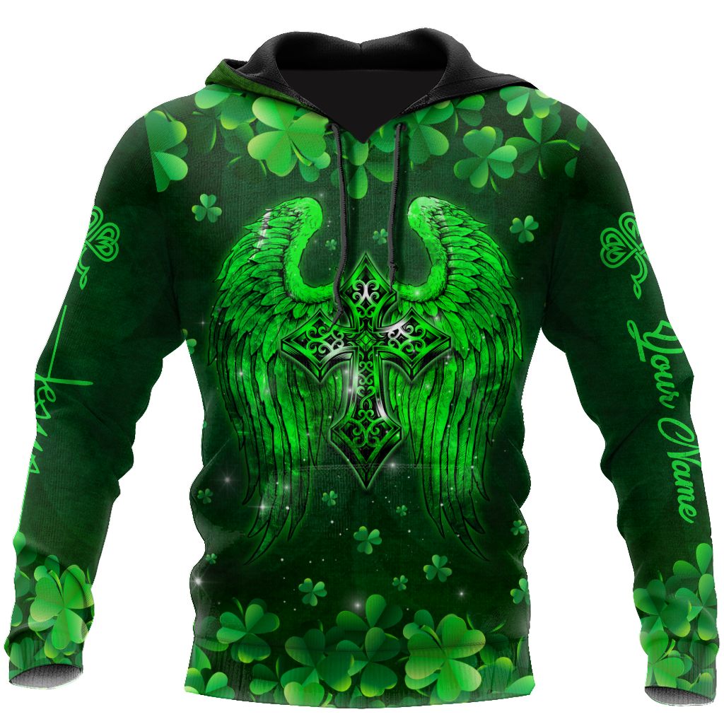 Irish By Blood Custom Name 3D All Over Printed Shirts For Men and Women