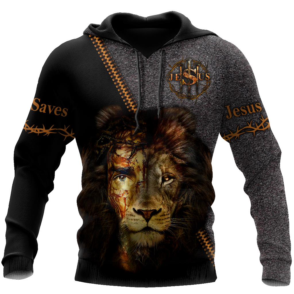 Faith in God Lion Jesus save -Christian - 3D All Over Printed Style for Men and Women