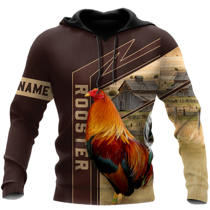 Personalized Rooster 3D Printed Unisex Shirts TNA04062104