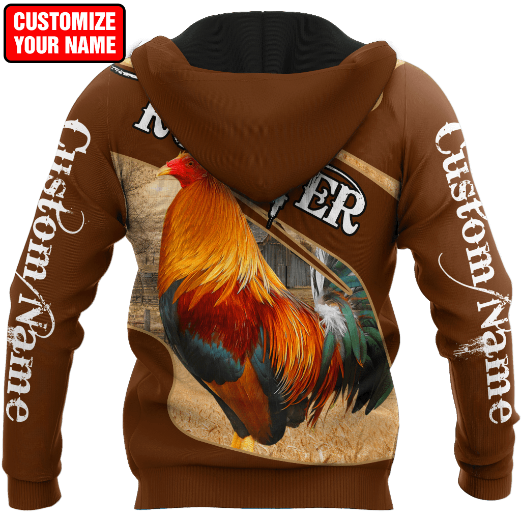 Personalized Rooster 3D Printed Unisex Shirts DD04062103