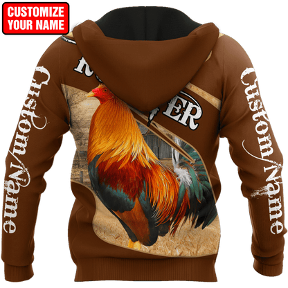 Personalized Rooster 3D Printed Unisex Shirts DD04062103